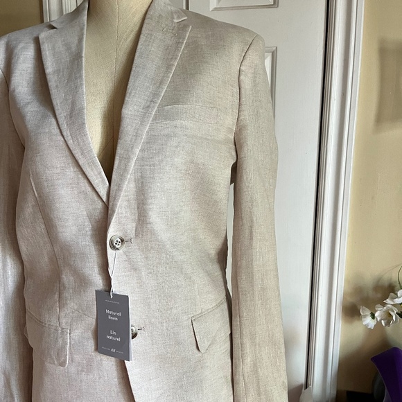 H&M Light Beige Men's Blazer Size 36R - Picture 1 of 5